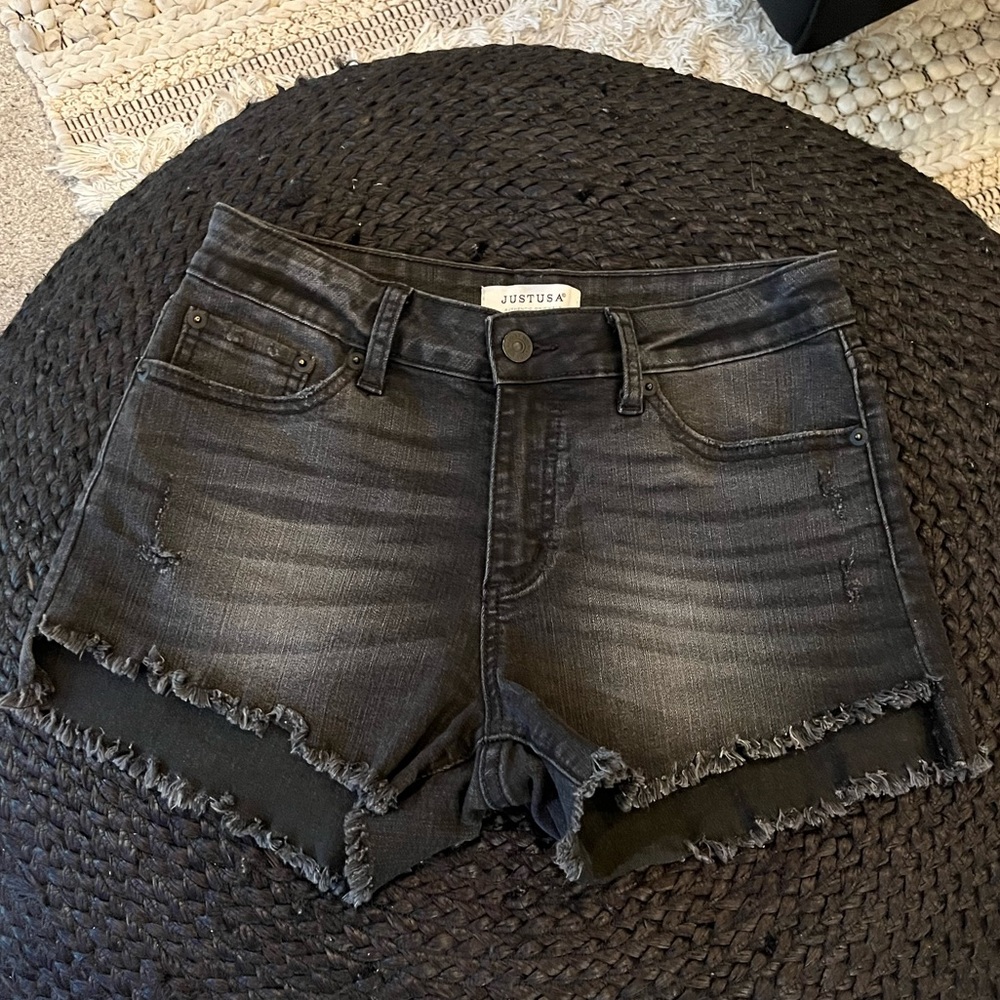 Size s just USA dark denim shorts